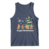 Christmas Capybara Tank Top Funny Capy Xmas Gift Idea - Wonder Print Shop