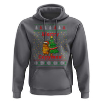 Funny Merry Capymas Hoodie Capybara Christmas Party - Wonder Print Shop