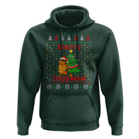 Funny Merry Capymas Hoodie Capybara Christmas Party - Wonder Print Shop