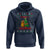 Funny Merry Capymas Hoodie Capybara Christmas Party - Wonder Print Shop