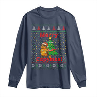 Funny Merry Capymas Long Sleeve Shirt Capybara Christmas Party - Wonder Print Shop