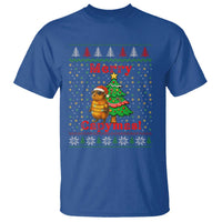Funny Merry Capymas T Shirt Capybara Christmas Party - Wonder Print Shop