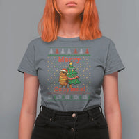 Funny Merry Capymas T Shirt For Women Capybara Christmas Party - Wonder Print Shop