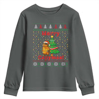Funny Merry Capymas Youth Sweatshirt Capybara Christmas Party - Wonder Print Shop