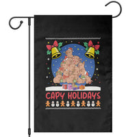 Capybara Christmas Tree Garden Flag Funny Capy Holidays Gift - Wonder Print Shop