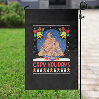 Capybara Christmas Tree Garden Flag Funny Capy Holidays Gift - Wonder Print Shop