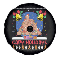 Capybara Christmas Tree Spare Tire Cover Funny Capy Holidays Gift - Wonder Print Shop