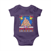Capybara Christmas Tree Baby Onesie Funny Capy Holidays Gift - Wonder Print Shop