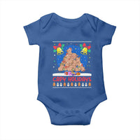 Capybara Christmas Tree Baby Onesie Funny Capy Holidays Gift - Wonder Print Shop