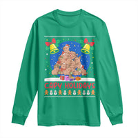 Capybara Christmas Tree Long Sleeve Shirt Funny Capy Holidays Gift - Wonder Print Shop
