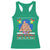 Capybara Christmas Tree Racerback Tank Top Funny Capy Holidays Gift - Wonder Print Shop