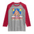 Capybara Christmas Tree Raglan Shirt Funny Capy Holidays Gift - Wonder Print Shop