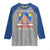 Capybara Christmas Tree Raglan Shirt Funny Capy Holidays Gift - Wonder Print Shop