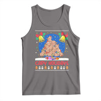 Capybara Christmas Tree Tank Top Funny Capy Holidays Gift - Wonder Print Shop