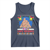 Capybara Christmas Tree Tank Top Funny Capy Holidays Gift - Wonder Print Shop