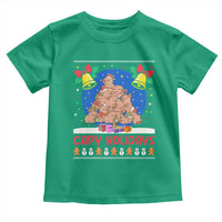 Capybara Christmas Tree Toddler T Shirt Funny Capy Holidays Gift - Wonder Print Shop