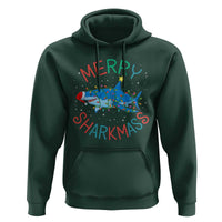 Christmas Shark Hoodie Funny Merry Sharkmas Xmas Gift - Wonder Print Shop