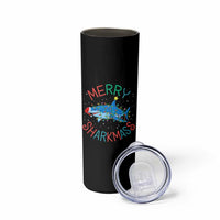 Christmas Shark Skinny Tumbler Funny Merry Sharkmas Xmas Gift