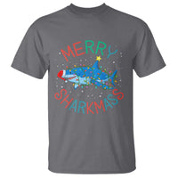 Christmas Shark T Shirt Funny Merry Sharkmas Xmas Gift - Wonder Print Shop