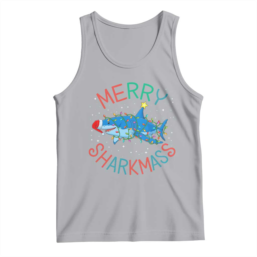 Christmas Shark Tank Top Funny Merry Sharkmas Xmas Gift - Wonder Print Shop