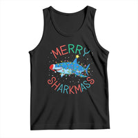 Christmas Shark Tank Top Funny Merry Sharkmas Xmas Gift - Wonder Print Shop