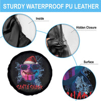Funny Christmas Santa Shark Xmas Gift Spare Tire Cover - Wonder Print Shop