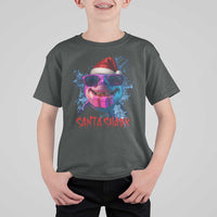 Funny Christmas Santa Shark Xmas Gift T Shirt For Kid - Wonder Print Shop