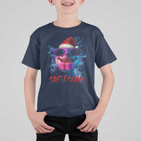 Funny Christmas Santa Shark Xmas Gift T Shirt For Kid - Wonder Print Shop
