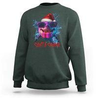Funny Christmas Santa Shark Xmas Gift Sweatshirt - Wonder Print Shop