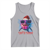 Funny Christmas Santa Shark Xmas Gift Tank Top - Wonder Print Shop