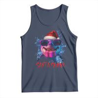 Funny Christmas Santa Shark Xmas Gift Tank Top - Wonder Print Shop