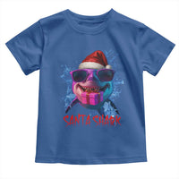 Funny Christmas Santa Shark Xmas Gift Toddler T Shirt - Wonder Print Shop