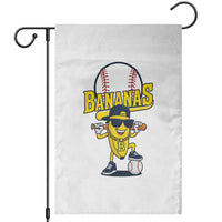 Cool Banana Playing Baseball Garden Flag Funny Fruit Sports Gift - Wonder Print Shop