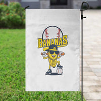 Cool Banana Playing Baseball Garden Flag Funny Fruit Sports Gift - Wonder Print Shop