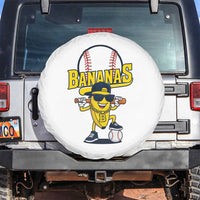Cool Banana Playing Baseball Spare Tire Cover Funny Fruit Sports Gift - Wonder Print Shop