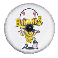 Cool Banana Playing Baseball Spare Tire Cover Funny Fruit Sports Gift - Wonder Print Shop
