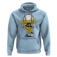 Cool Banana Playing Baseball Hoodie Funny Fruit Sports Gift - Wonder Print Shop