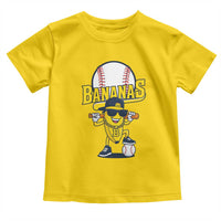 Cool Banana Playing Baseball Toddler T Shirt Funny Fruit Sports Gift - Wonder Print Shop
