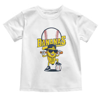 Cool Banana Playing Baseball Toddler T Shirt Funny Fruit Sports Gift - Wonder Print Shop