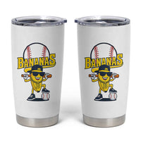 Cool Banana Playing Baseball Tumbler Cup Funny Fruit Sports Gift