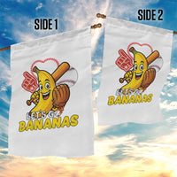 Funny Baseball Garden Flag Lets Go Bananas Fruit Sports Lover Gift - Wonder Print Shop