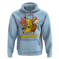 Funny Baseball Hoodie Lets Go Bananas Fruit Sports Lover Gift - Wonder Print Shop