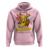 Funny Baseball Hoodie Lets Go Bananas Fruit Sports Lover Gift - Wonder Print Shop