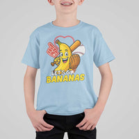 Funny Baseball T Shirt For Kid Lets Go Bananas Fruit Sports Lover Gift - Wonder Print Shop