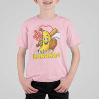Funny Baseball T Shirt For Kid Lets Go Bananas Fruit Sports Lover Gift - Wonder Print Shop