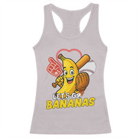 Funny Baseball Racerback Tank Top Lets Go Bananas Fruit Sports Lover Gift - Wonder Print Shop