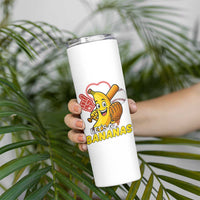 Funny Baseball Skinny Tumbler Lets Go Bananas Fruit Sports Lover Gift