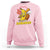 Funny Baseball Sweatshirt Lets Go Bananas Fruit Sports Lover Gift - Wonder Print Shop
