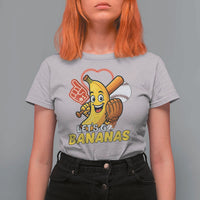 Funny Baseball T Shirt For Women Lets Go Bananas Fruit Sports Lover Gift - Wonder Print Shop