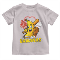 Funny Baseball Toddler T Shirt Lets Go Bananas Fruit Sports Lover Gift - Wonder Print Shop